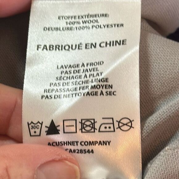 FootJoy Mens Navy Blue Quarter Zip Lined Performance Sweater size XL - Picture 8 of 9